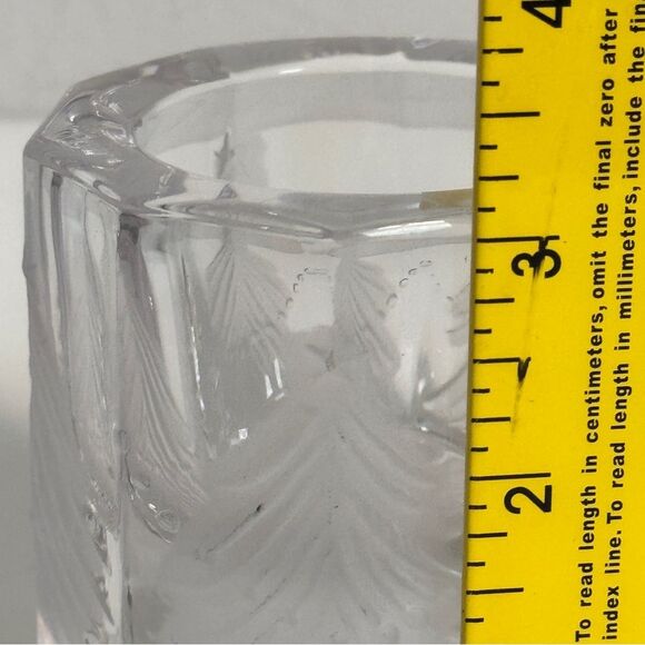 Studio Nova Clear Glass Christmas Tree Votive Candle Holder - Picture 5 of 6